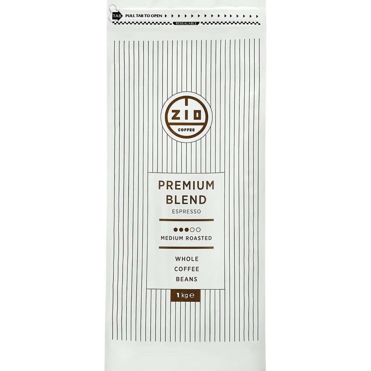 Coffee Zio Premium Blend Çekirdek Kahve 1000gr.